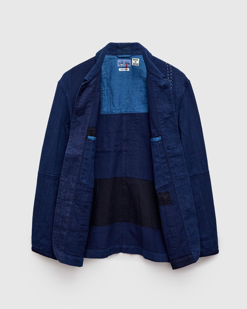Kasezome Patchwork Chore Jacket in Indigo – Blue Owl Workshop