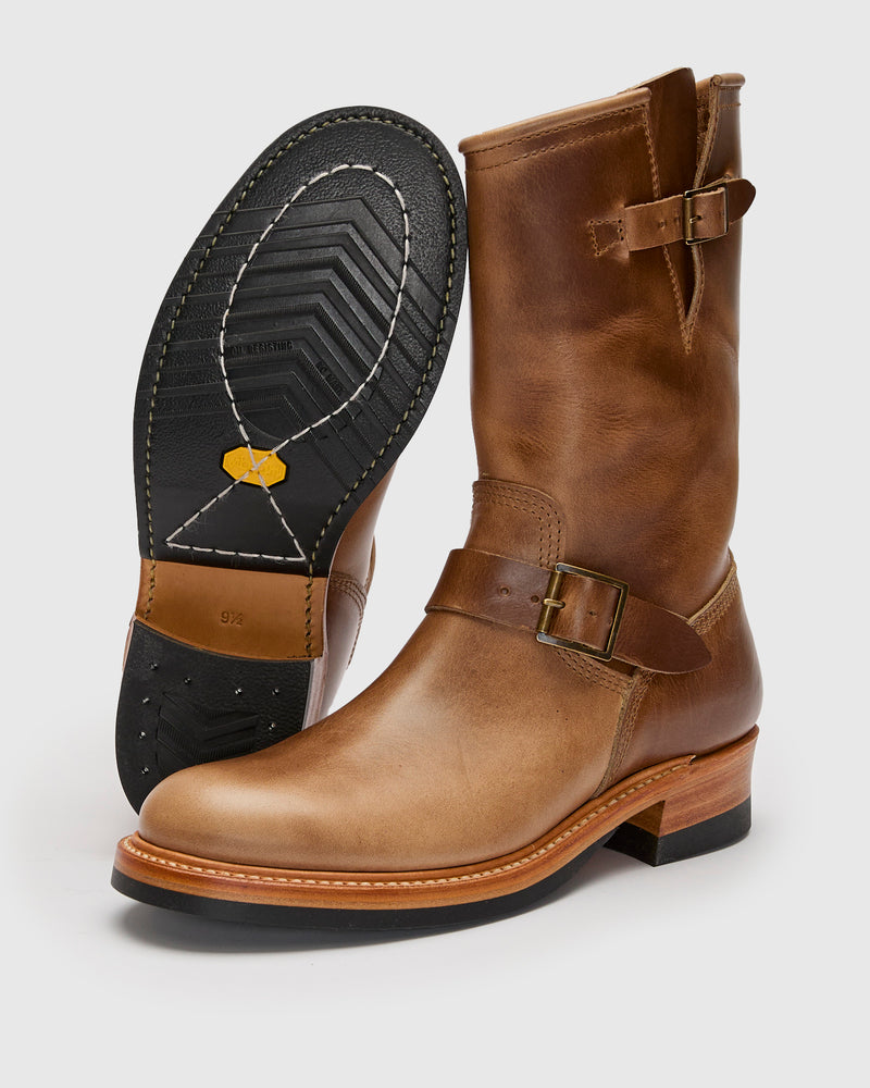 Wabash Engineer Boot in Horween Chromexcel Natural – Blue Owl Workshop