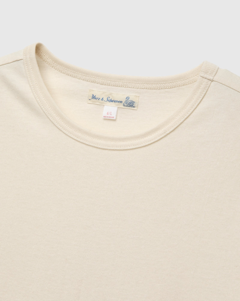 1950s "Good Originals" 5.5oz Loopwheel T-Shirt in Natural