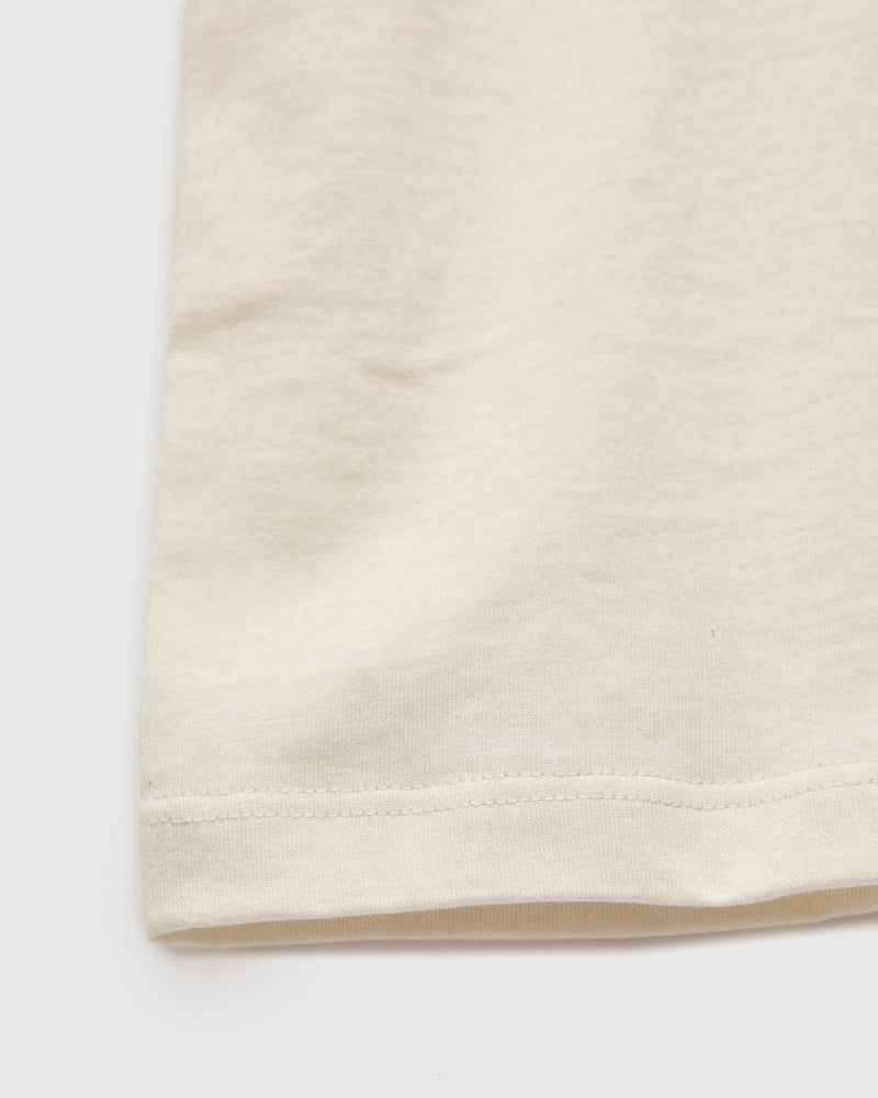 1950s "Good Originals" 5.5oz Loopwheel T-Shirt in Natural