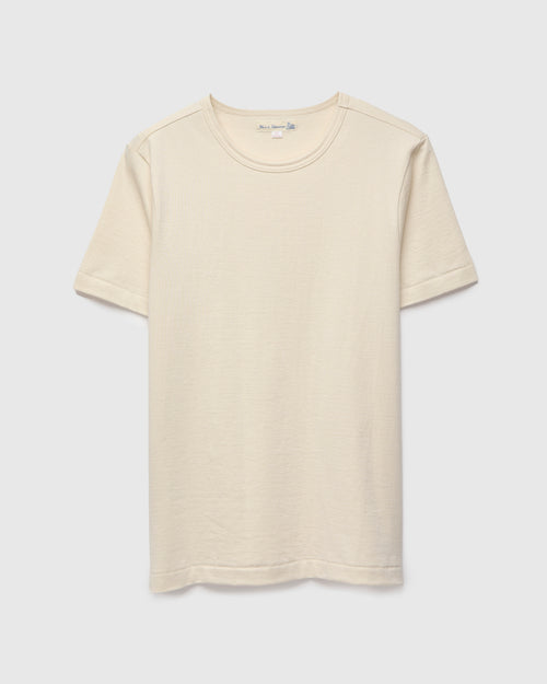 215 "Good Originals" Heavyweight 7.2oz Loopwheel T-Shirt in Natural