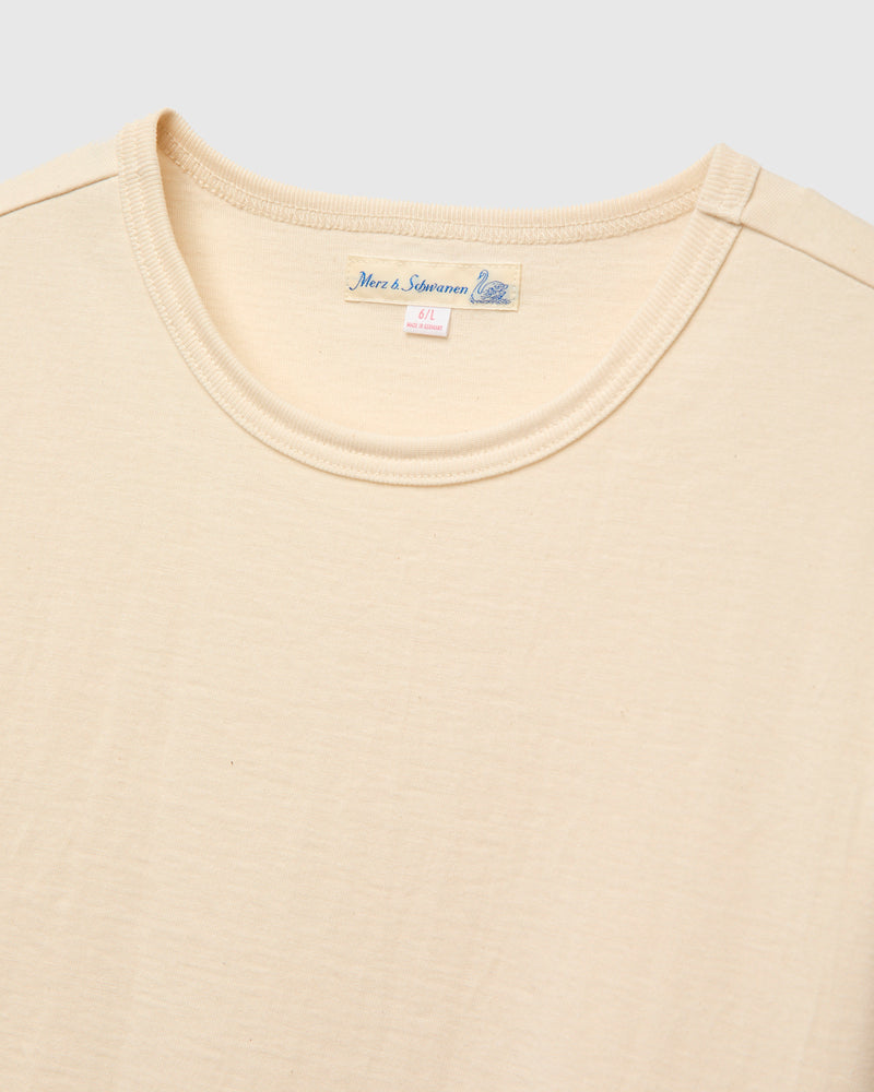 215 "Good Originals" Heavyweight 7.2oz Loopwheel T-Shirt in Natural