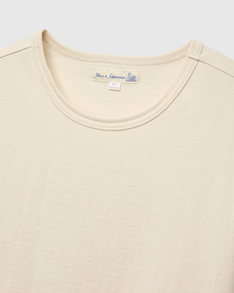 215 "Good Originals" Heavyweight 7.2oz Loopwheel T-Shirt in Natural