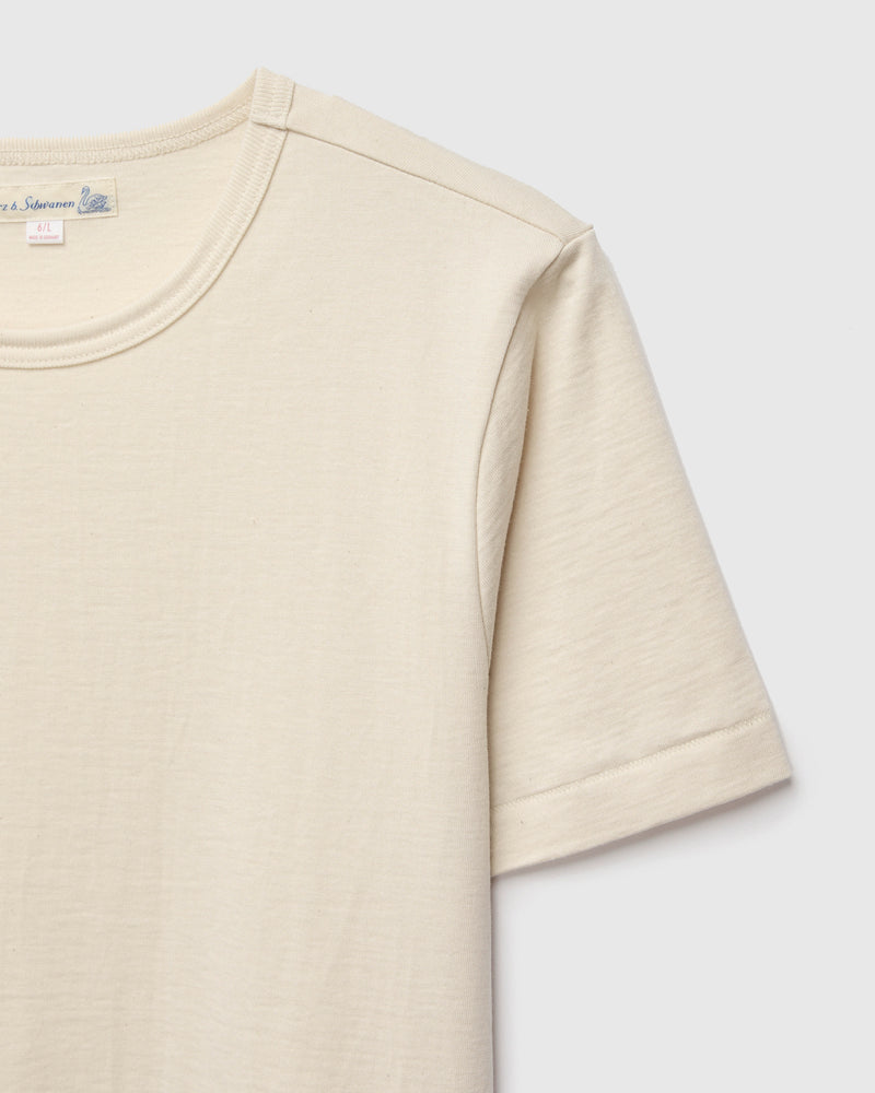 215 "Good Originals" Heavyweight 7.2oz Loopwheel T-Shirt in Natural