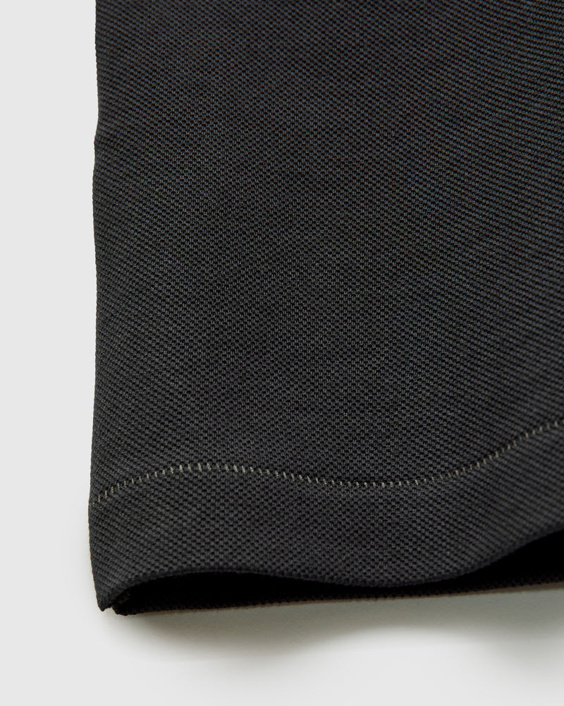 2PKPL "Good Originals" Loopwheel Polo Shirt in Charcoal