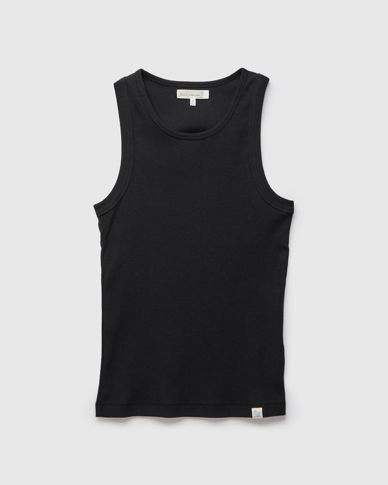 RBT01 "Good Basics" 7.2oz Ribbed Tanktop in Charcoal