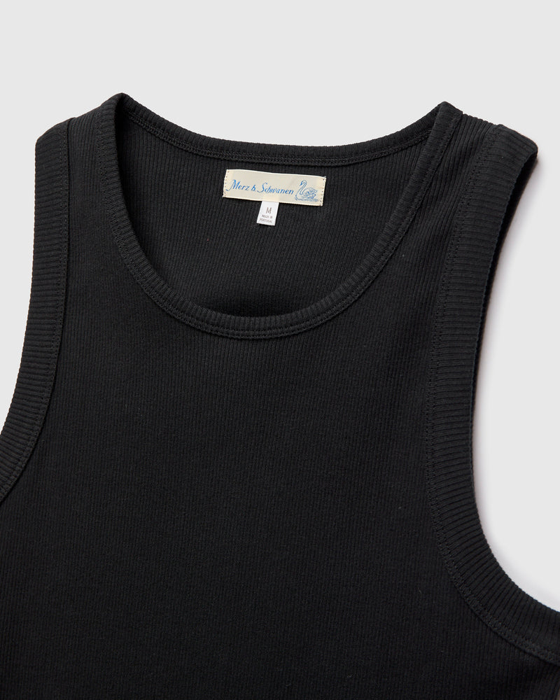 RBT01 "Good Basics" 7.2oz Ribbed Tanktop in Charcoal