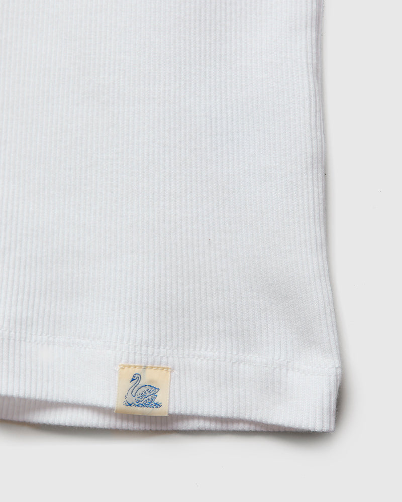 RBT01 "Good Basics" 7.2oz Ribbed Tanktop in White