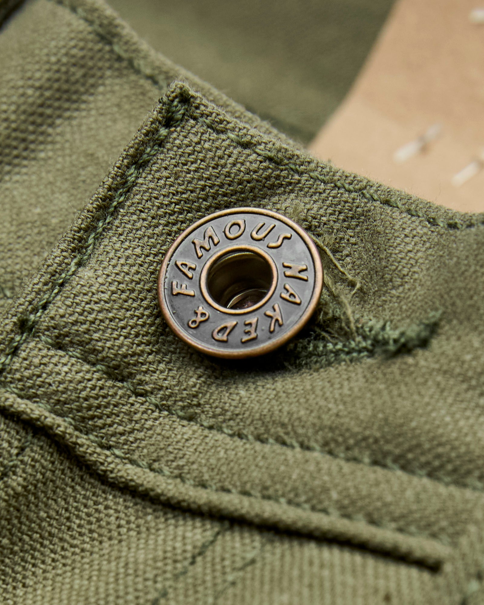 10oz Selvedge Army Green Duck Canvas - Easy Guy Fit – Blue Owl