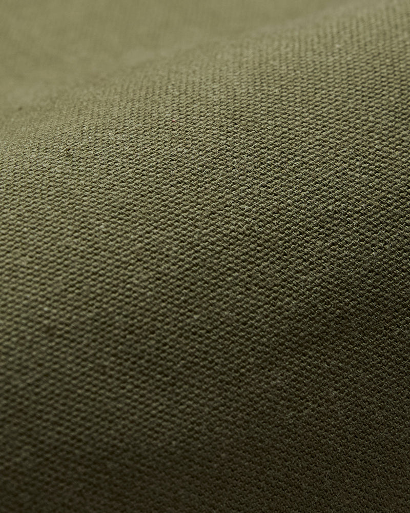 10oz Selvedge Army Green Duck Canvas - Weird Guy Fit