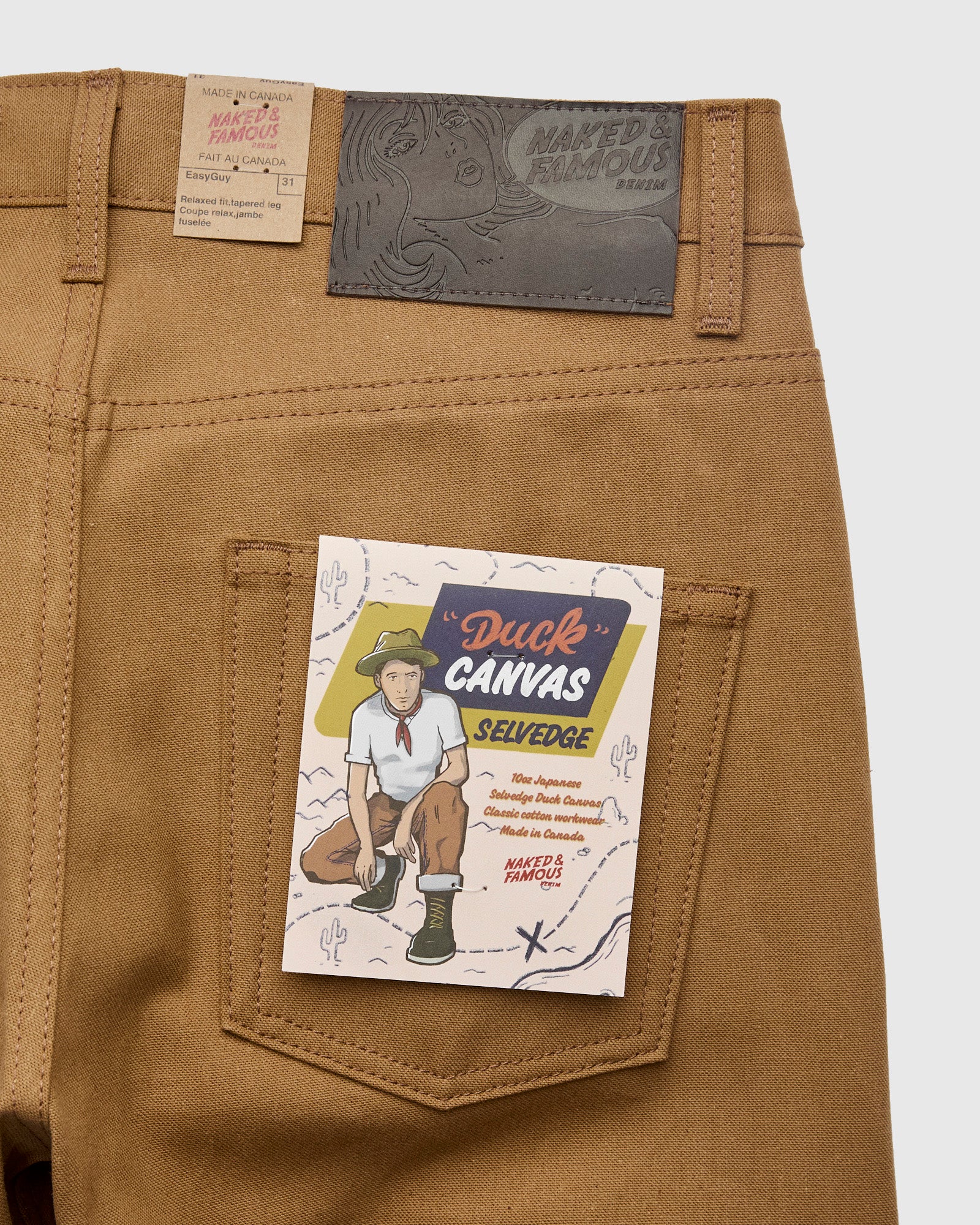 10oz Selvedge Duck Canvas - Easy Guy Fit – Blue Owl Workshop