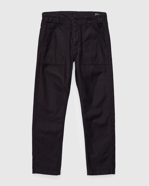 Slim Fatigue Pants in Black