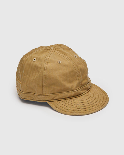 Herringbone Work Cap in Beige