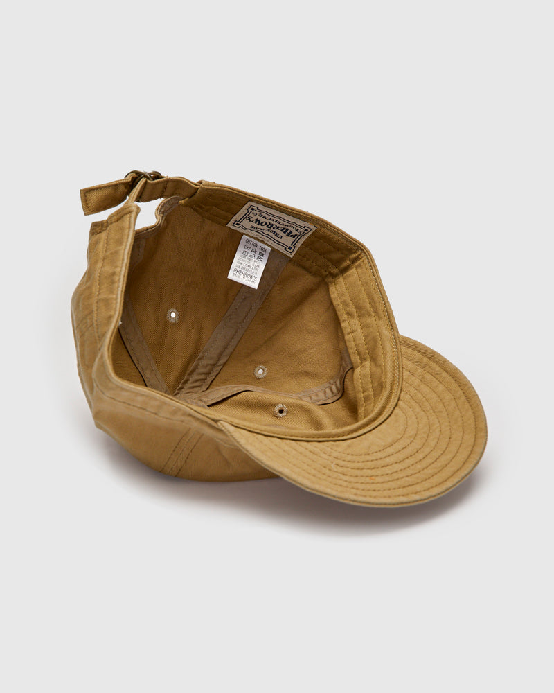 Herringbone Work Cap in Beige