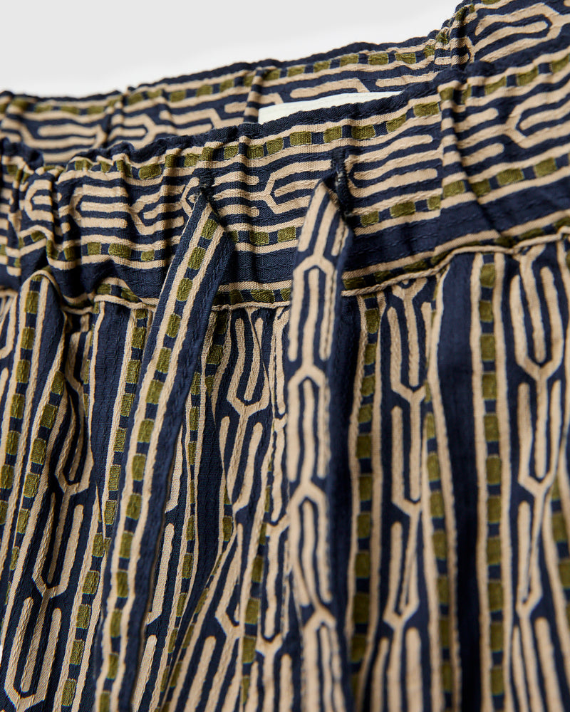 Dobby Easy Shorts in Navy