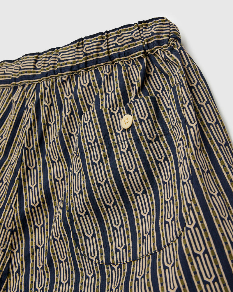 Dobby Easy Shorts in Navy