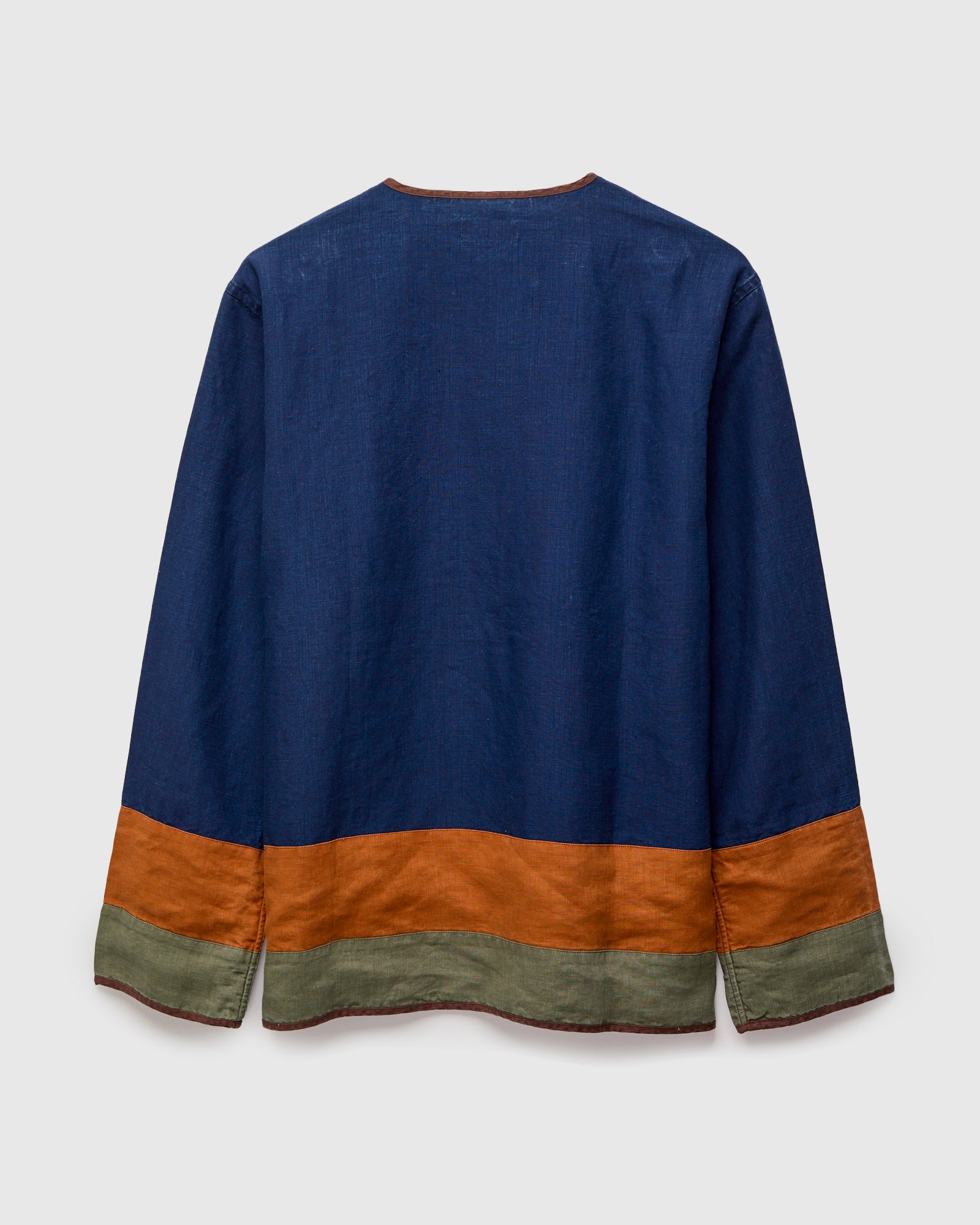MSP-4041 Linen Haori Jacket in Indigo – Blue Owl Workshop