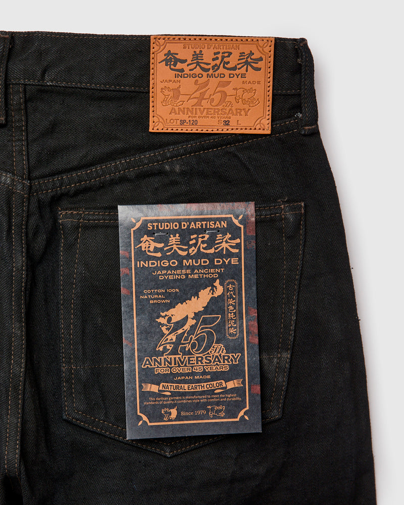 SP-120S "Amami Dorozome" 45th Anniversary 18oz Indigo Mud Dye Selvedge Denim - Regular Straight Fit