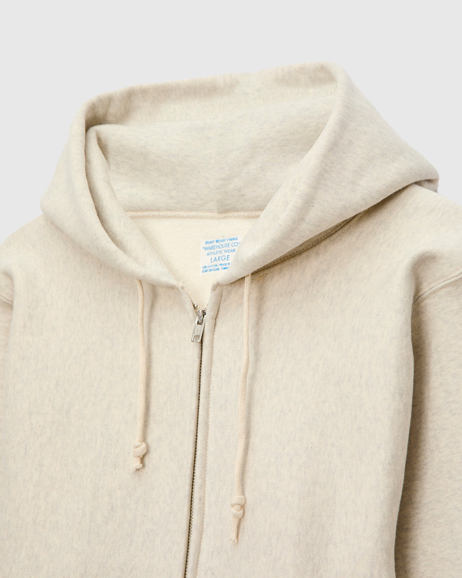 487 Reverse Weave Loopwheel Zip Hoodie in Oatmeal – Blue Owl Workshop