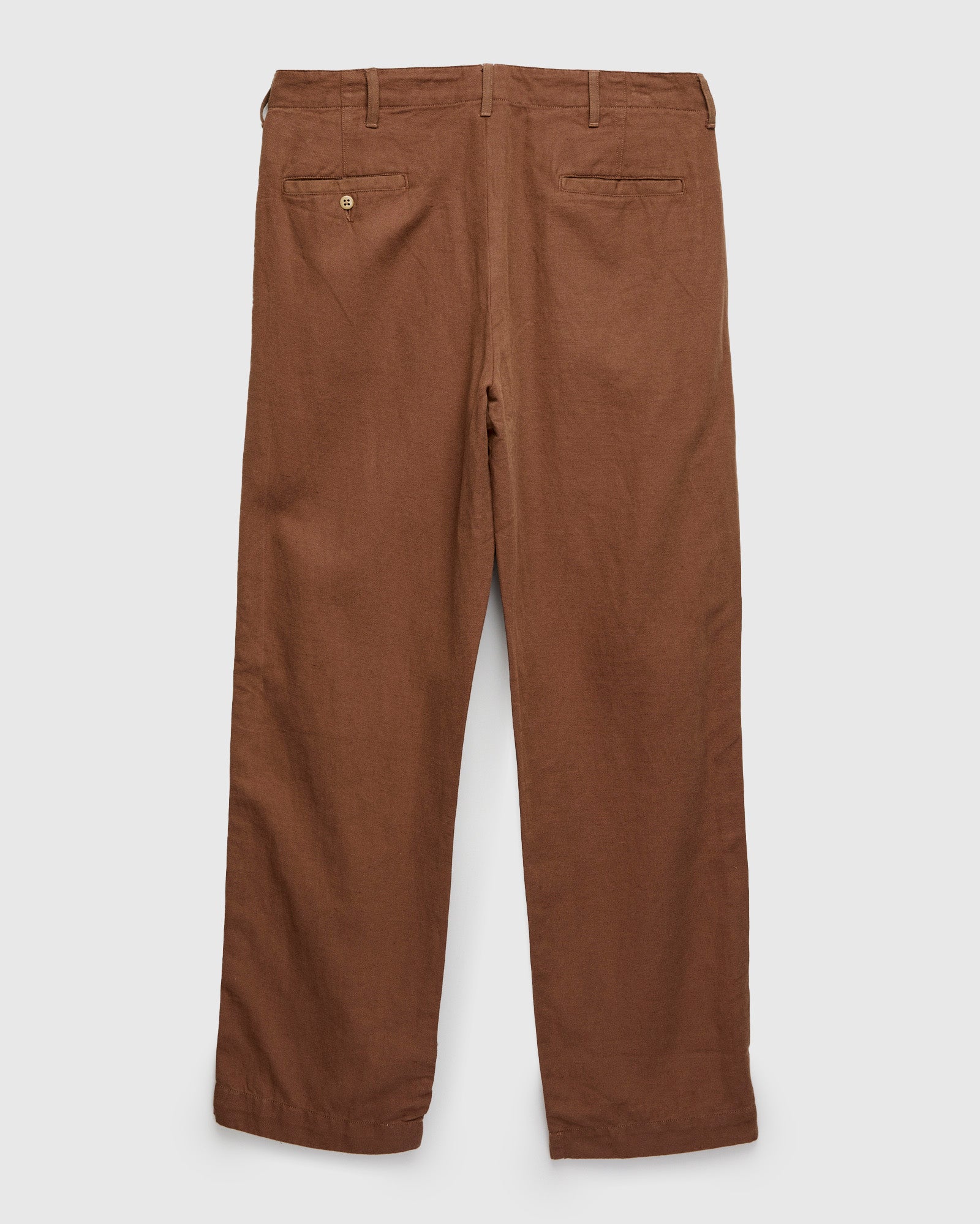 Linen Pleated Chino in Churro Brown – Blue Owl Workshop