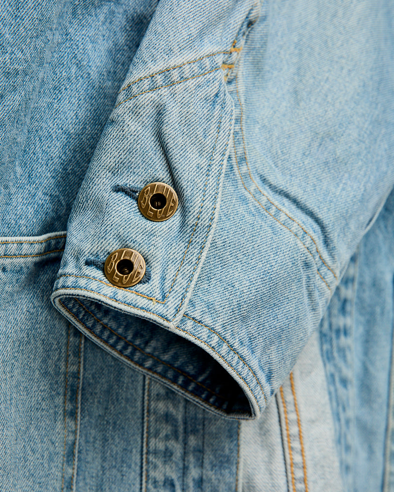 13oz Denim Haori Coat in Indigo
