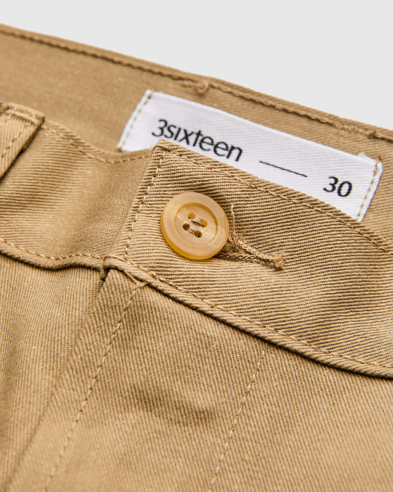 CH-44x 12oz Selvedge Chino in Beige