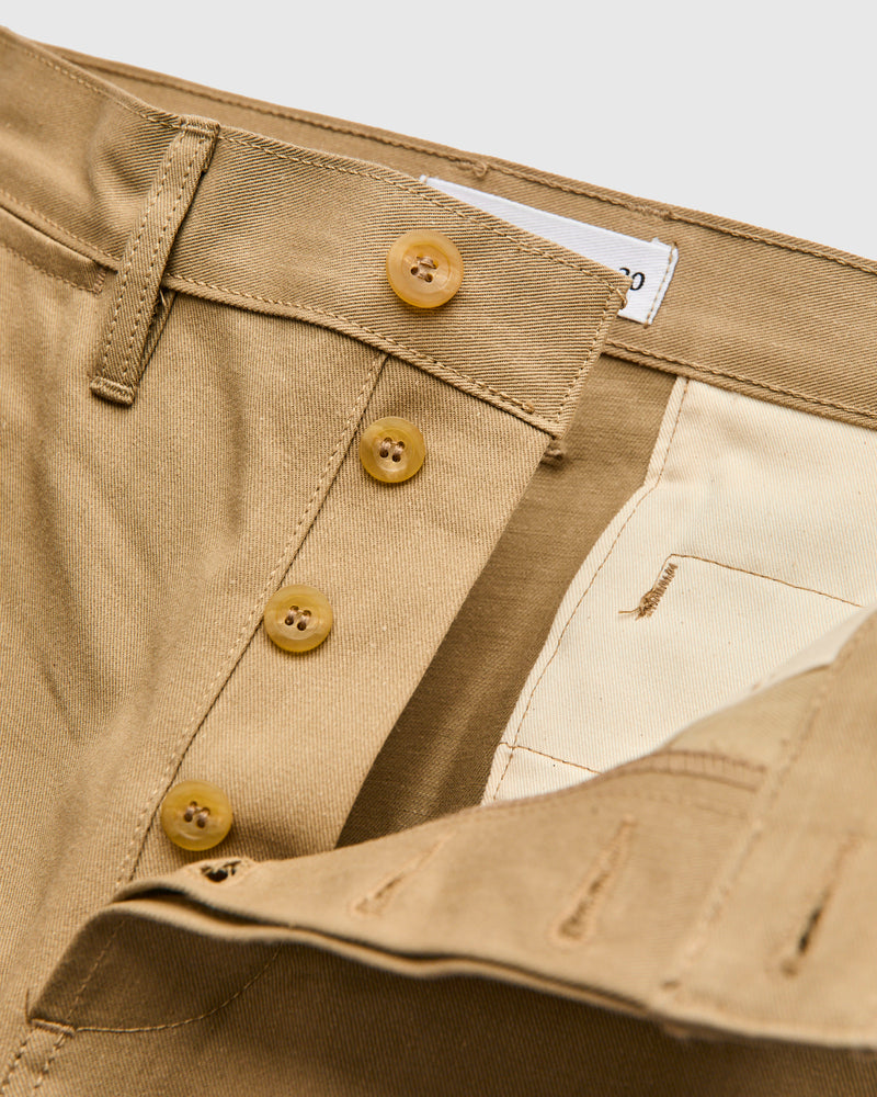 CH-44x 12oz Selvedge Chino in Beige