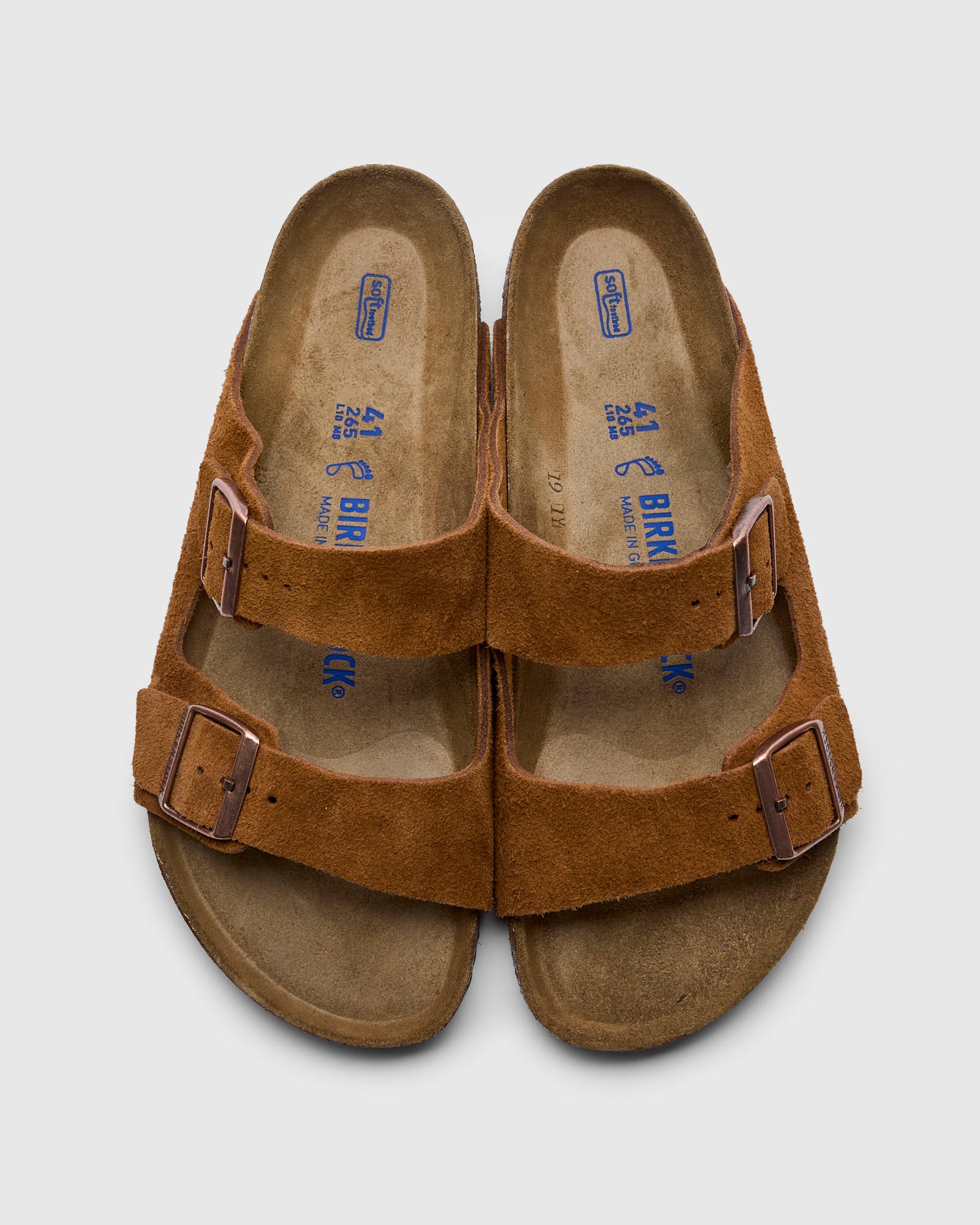 Arizona Sandal in Suede Mink SFB – Blue Owl Workshop