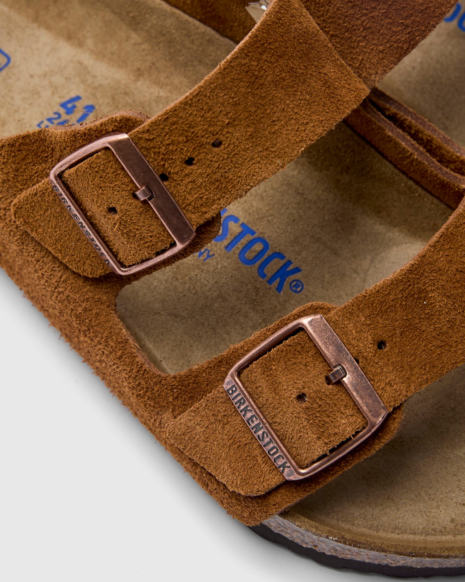 Arizona Sandal in Suede Mink SFB – Blue Owl Workshop