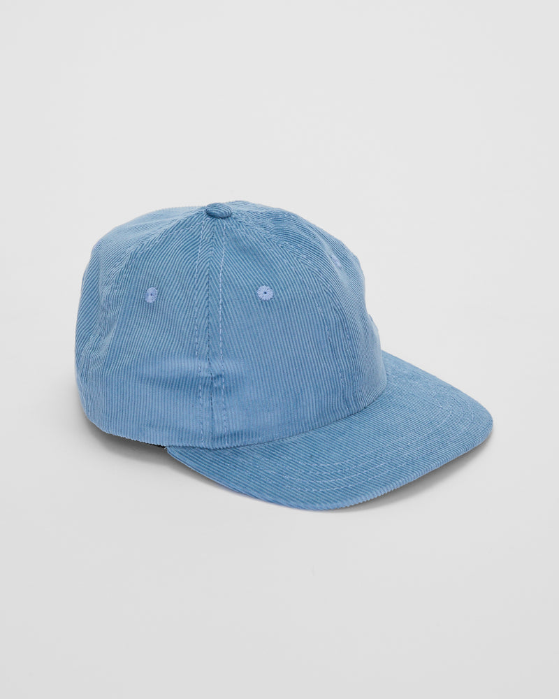 Baseball Hat in Dusty Blue Cord