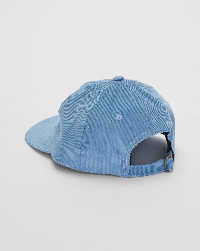 Baseball Hat in Dusty Blue Cord