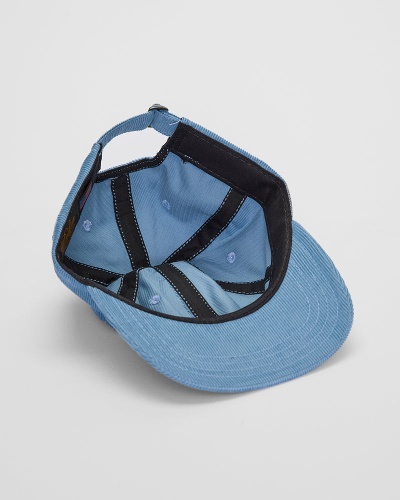 Baseball Hat in Dusty Blue Cord