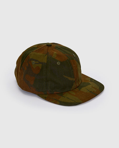 Baseball Hat in Waxed Ginger Camo