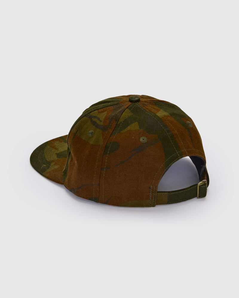 Baseball Hat in Waxed Ginger Camo