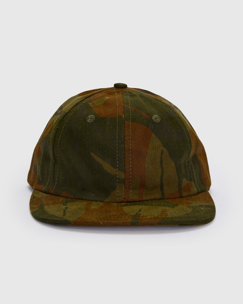Baseball Hat in Waxed Ginger Camo