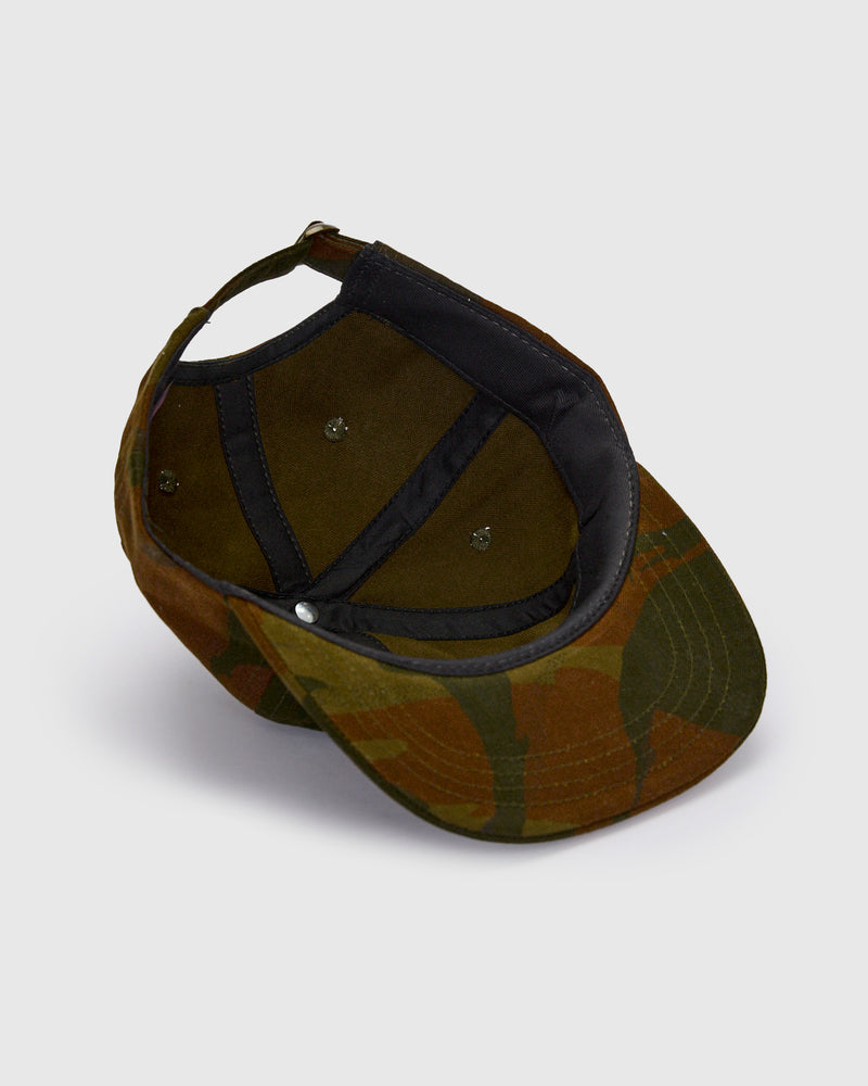 Baseball Hat in Waxed Ginger Camo