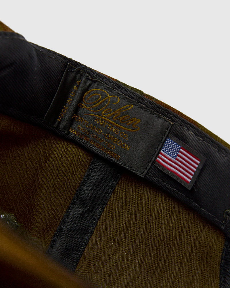 Baseball Hat in Waxed Ginger Camo