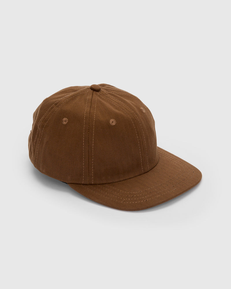 Baseball Hat in Waxed Nicotine