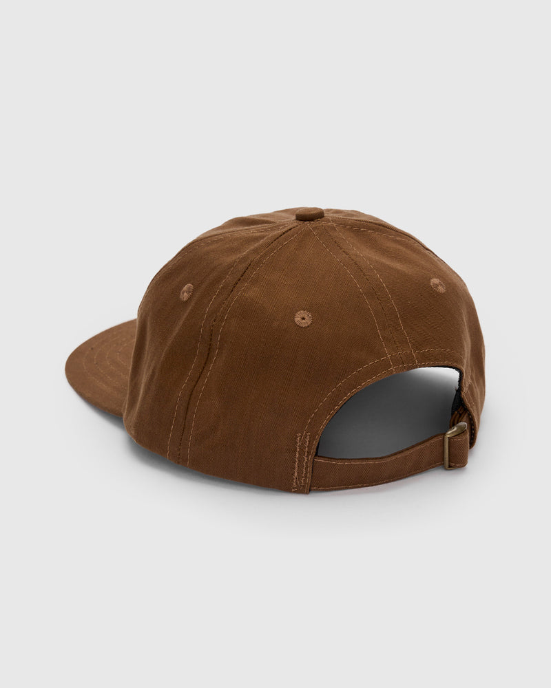 Baseball Hat in Waxed Nicotine