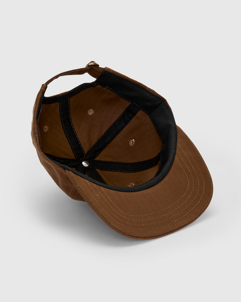 Baseball Hat in Waxed Nicotine