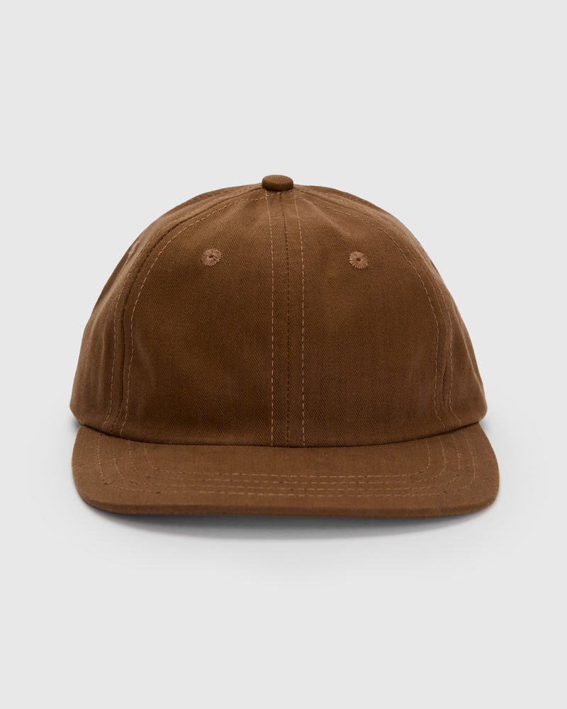 Baseball Hat in Waxed Nicotine