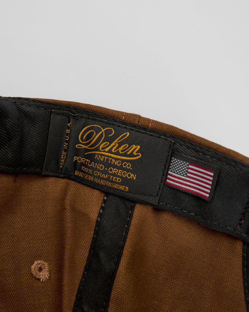 Baseball Hat in Waxed Nicotine