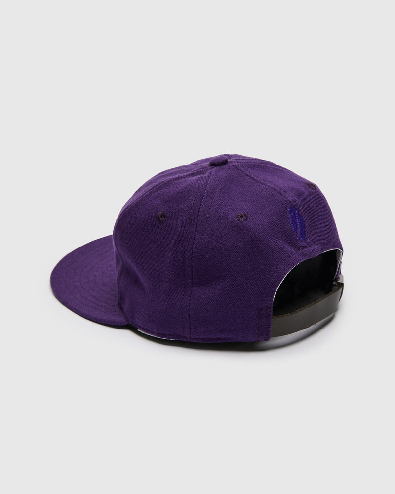 Blue Owl Baseball Cap in Purple