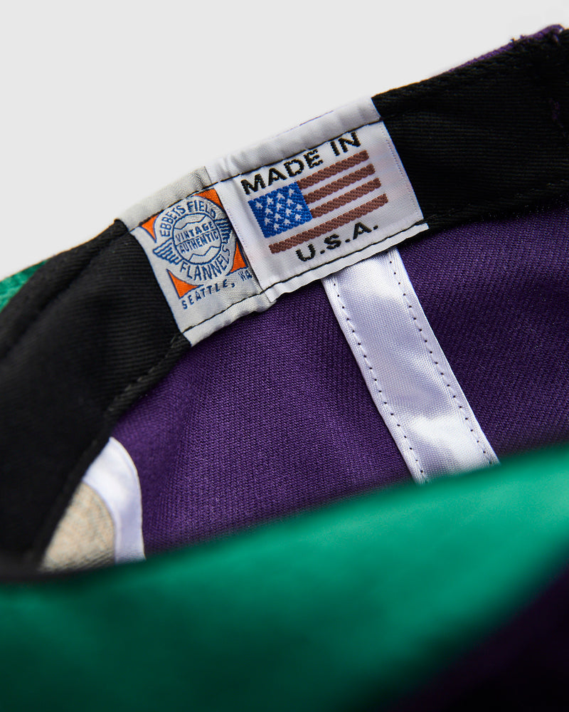 Blue Owl Baseball Cap in Purple