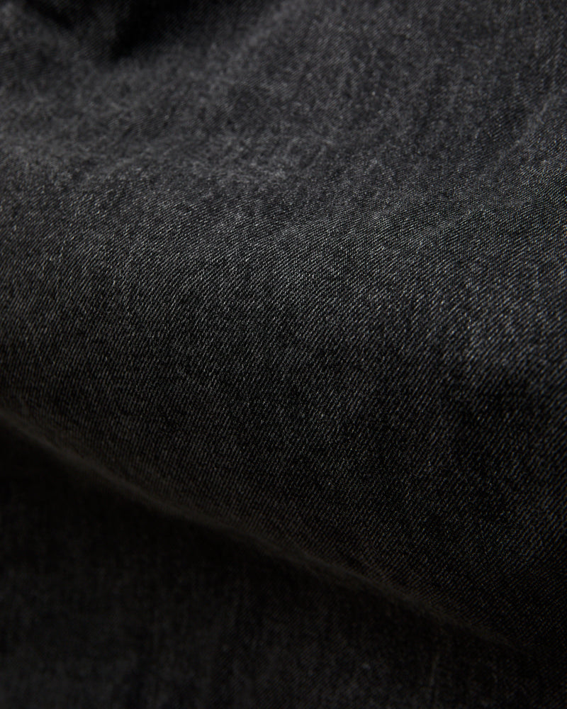 13oz Denim Haori Coat in Dark Grey