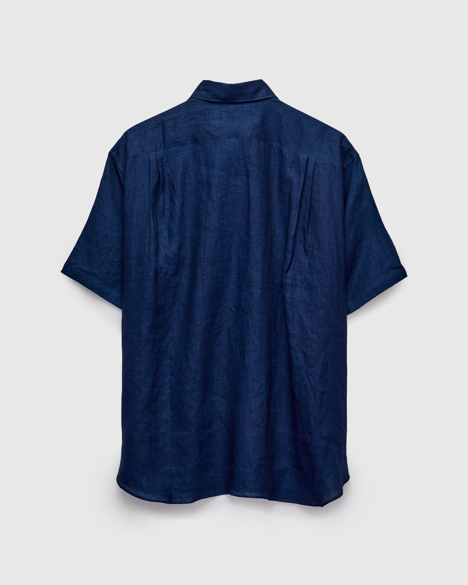 Linen SS Shirt in Indigo – Blue Owl Workshop