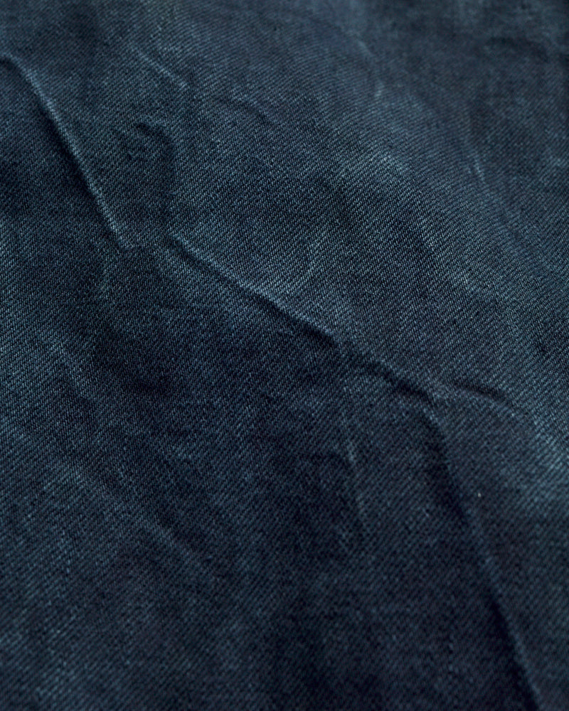 MXJE1402 "Mud & Natural Indigo Dyed" Selvedge Denim - Straight Fit