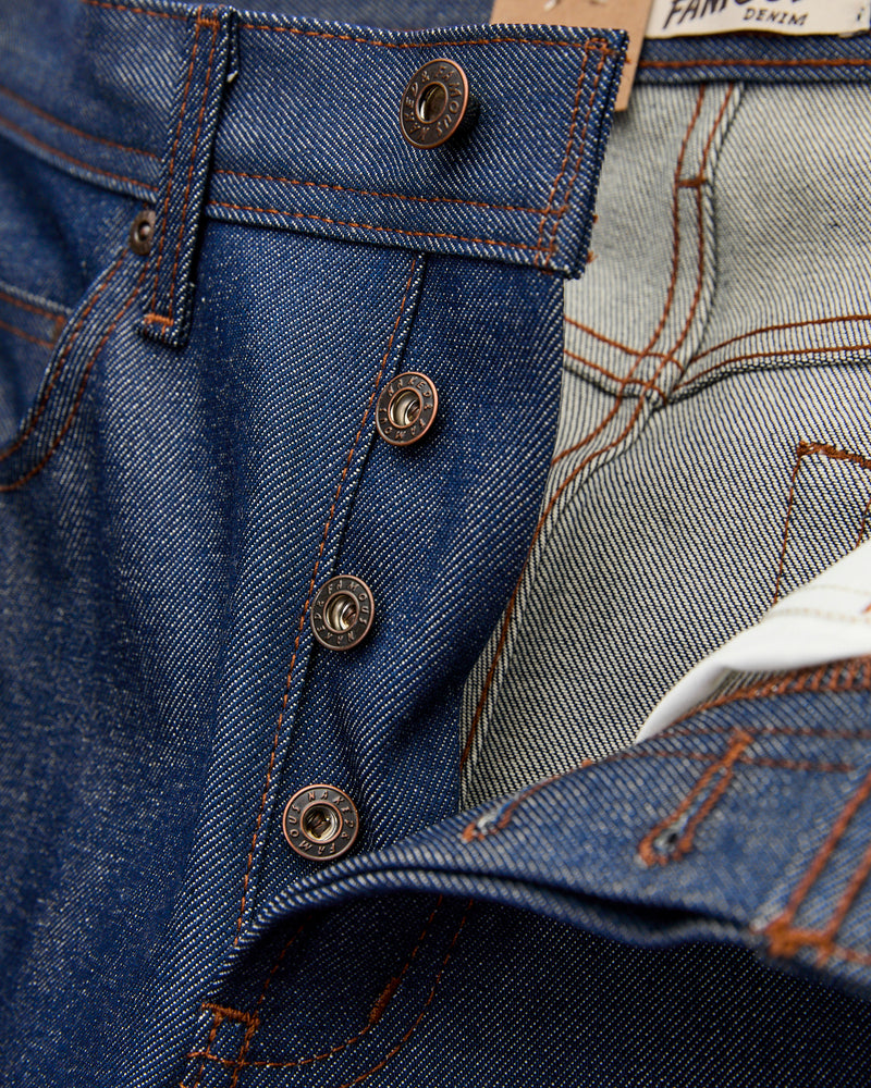 "Natural Indigo Selvedge" 12.5oz Selvedge Denim - Easy Guy Fit