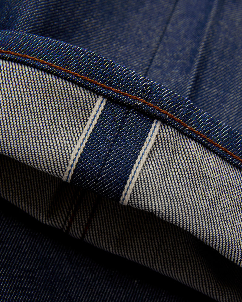 "Natural Indigo Selvedge" 12.5oz Selvedge Denim - Easy Guy Fit