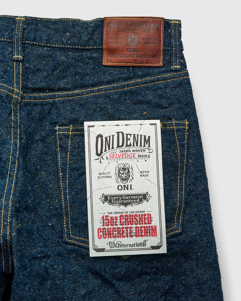 222CCD-GOLV "Crushed Concrete" 15oz Selvedge Denim - Super Wide Straight Fit